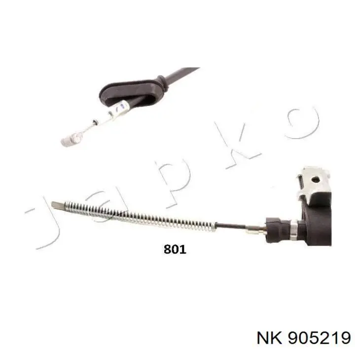 905219 NK cable de freno de mano trasero izquierdo