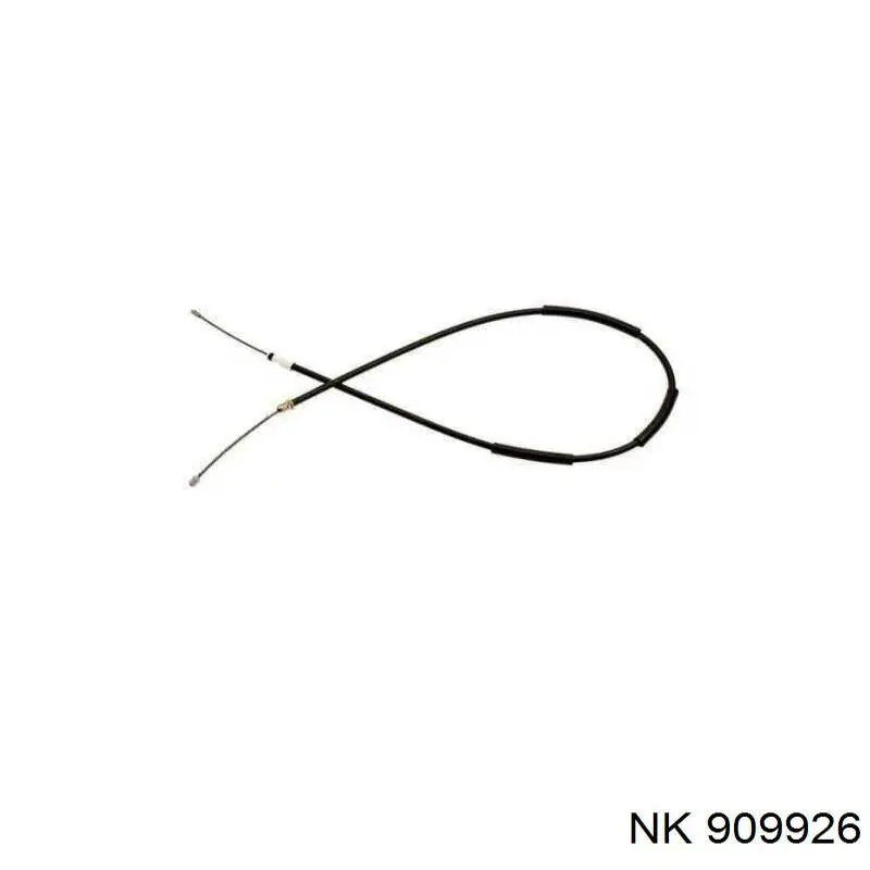 BKB1102 Borg&beck cable de freno de mano trasero izquierdo