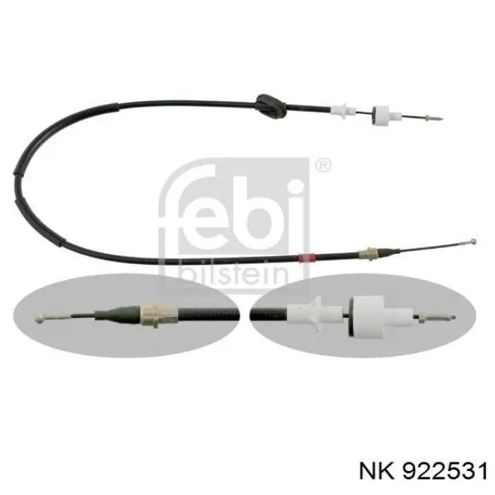 922531 NK cable de embrague