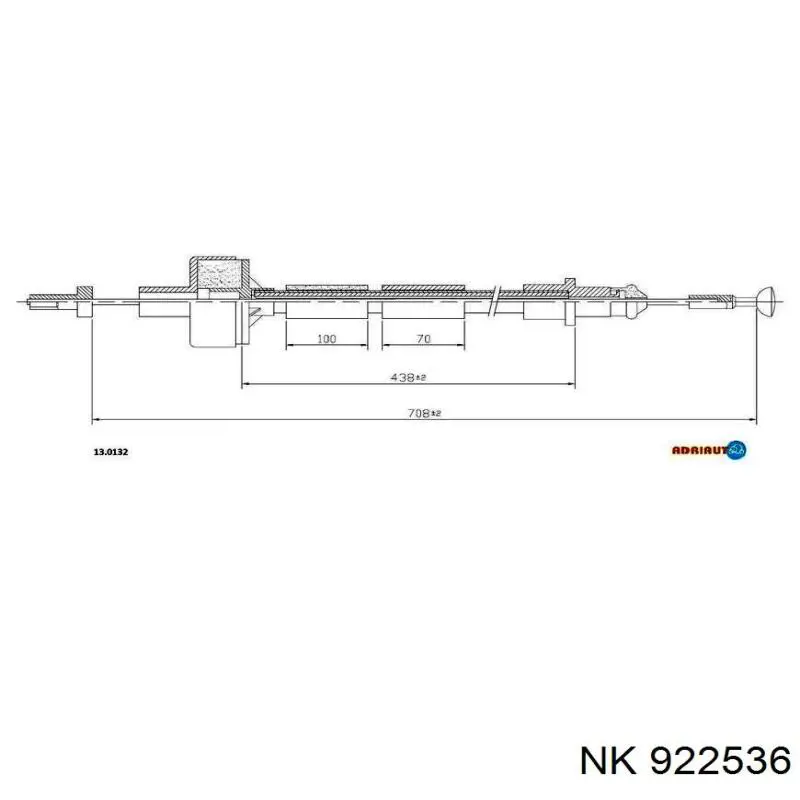 Cable de embrague Ford Escort 4 GAF, AWF, ABFT