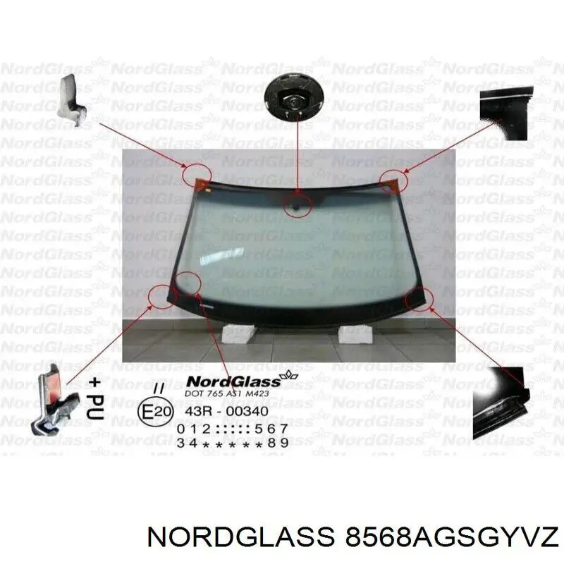 8568AGSGYVZ Nordglass