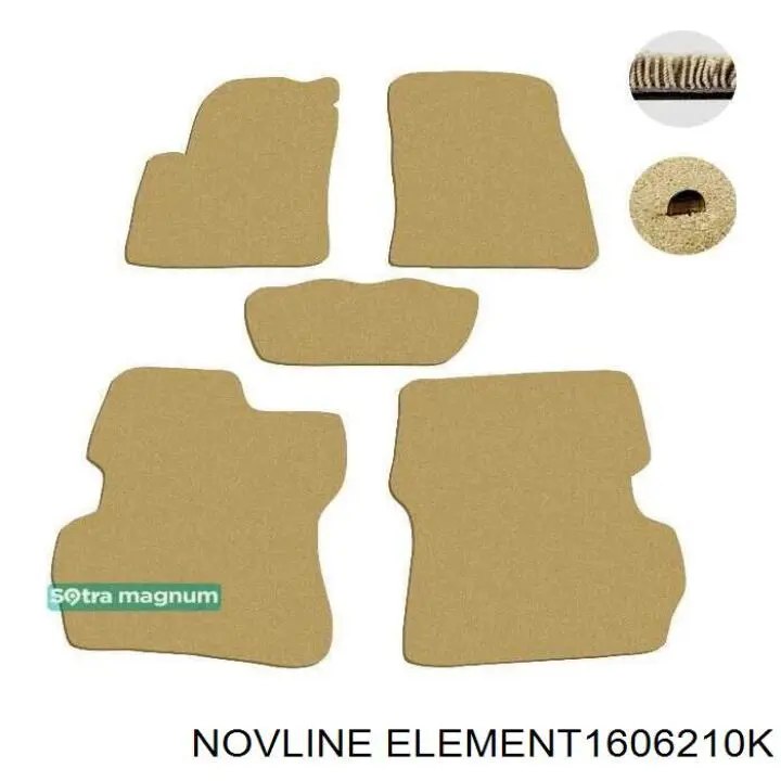 Alfombrillas para coche para Ford Fiesta Mk5 JH, JD