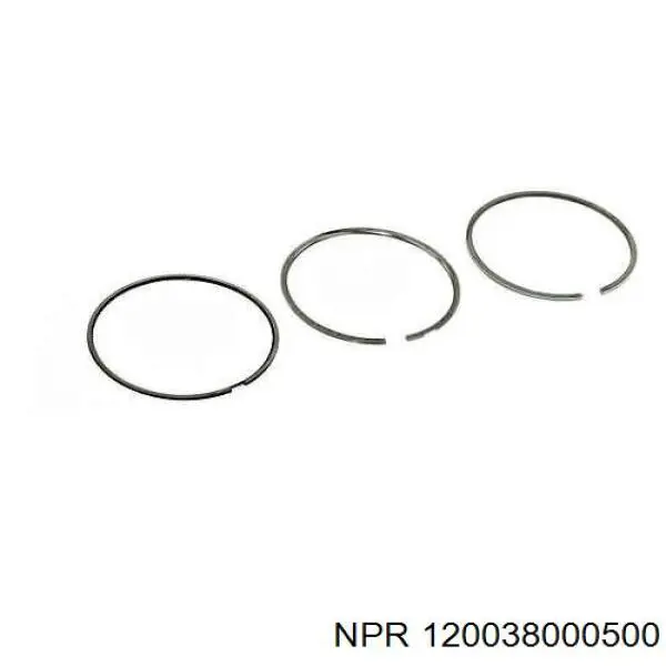120038000500 NE/NPR Juego de anillos de pistón para 1 cilindro, STD