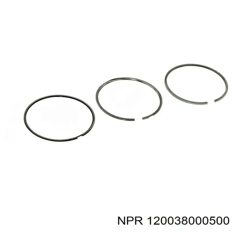 Juego de anillos de pistón para 1 cilindro, STD NE/NPR 120038000500 precio, desde 27,59 EUR