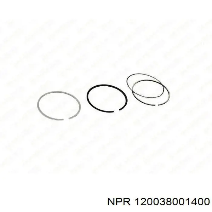 120038001400 NE/NPR Juego de anillos de pistón para 1 cilindro, STD