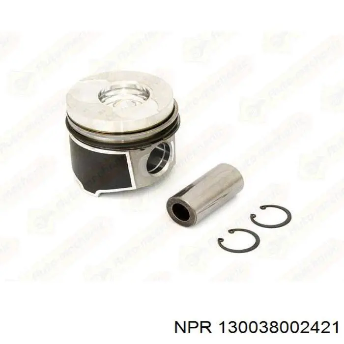 130038002421 NE/NPR Pistón completo para 1 cilindro, segunda reparación (+0,50 mm)