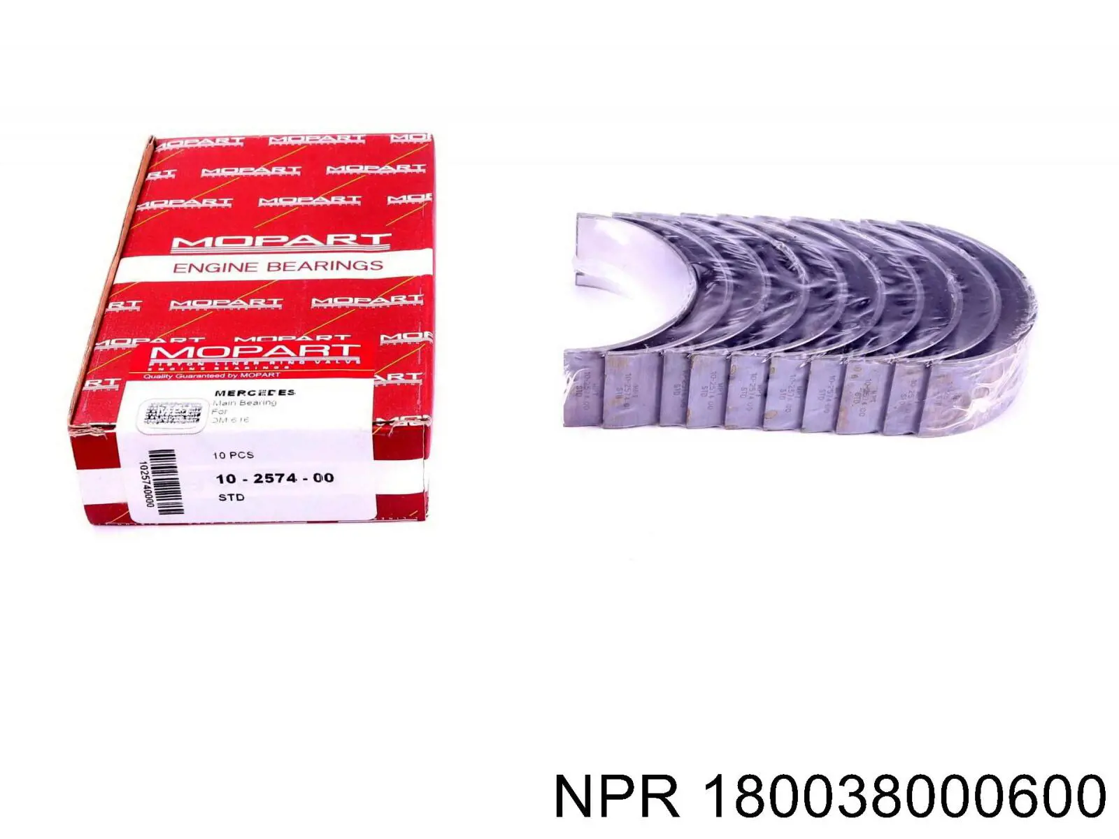 Comprar 180038000600 NE/NPR Juego de cojinetes de cigüeñal, estándar, STD