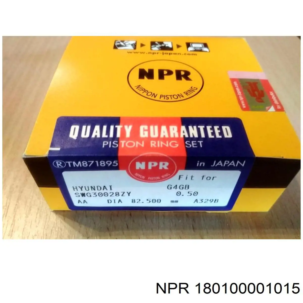 180 100 0010 15 NE/NPR juego de cojinetes de cigüeñal, cota de reparación +0,25 mm