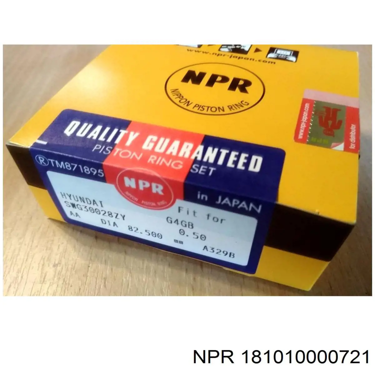 181010000721 NE/NPR juego de cojinetes de biela, cota de reparación +0,50 mm