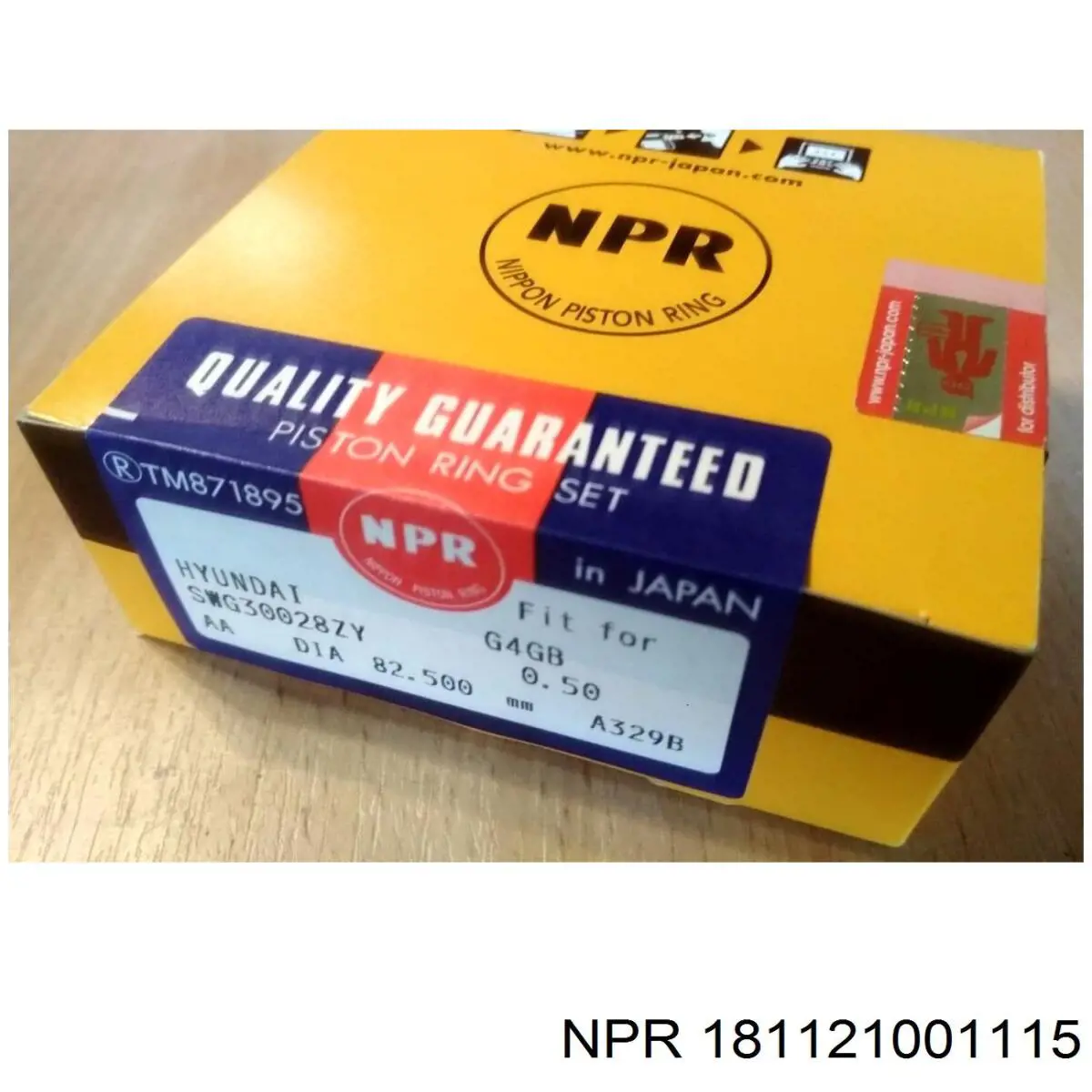 181121001115 NE/NPR juego de cojinetes de biela, cota de reparación +0,25 mm