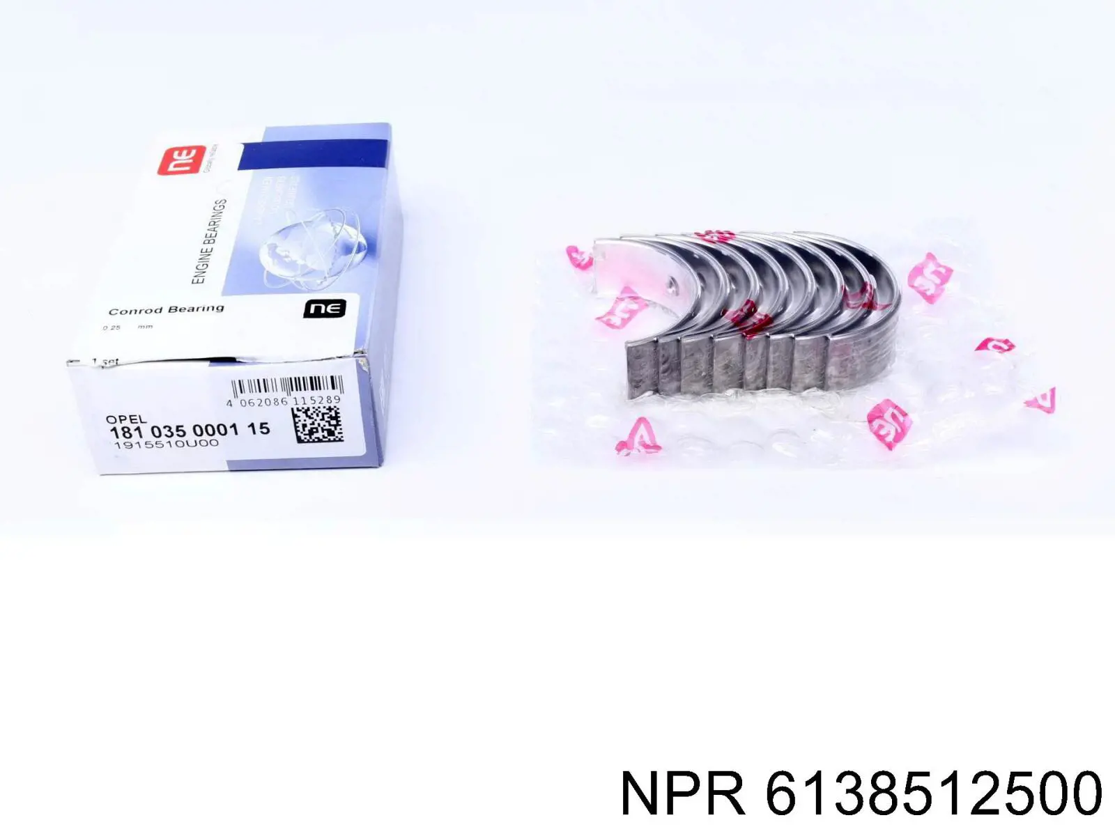 6138512500 NE/NPR juego de cojinetes de biela, cota de reparación +0,25 mm