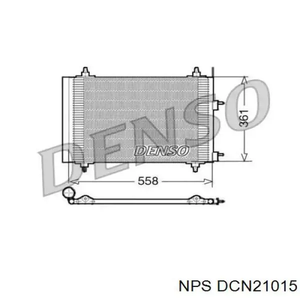 Comprar 868482U Peugeot/Citroen Condensador de aire acondicionado