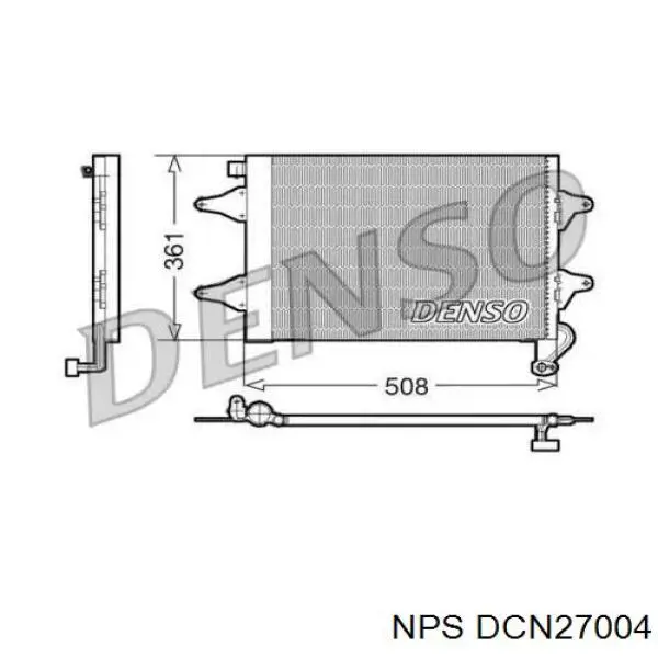 Comprar 0530160015 Depo/Loro/Abakus Condensador de aire acondicionado