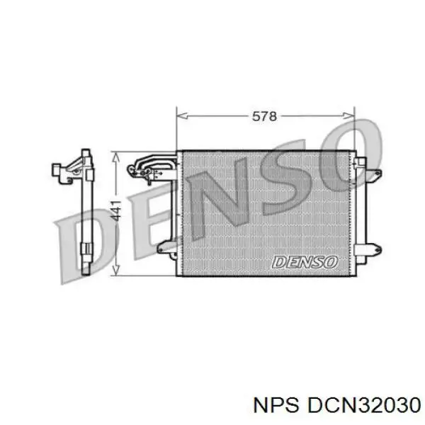 Condensador aire acondicionado C12160 Sato Tech