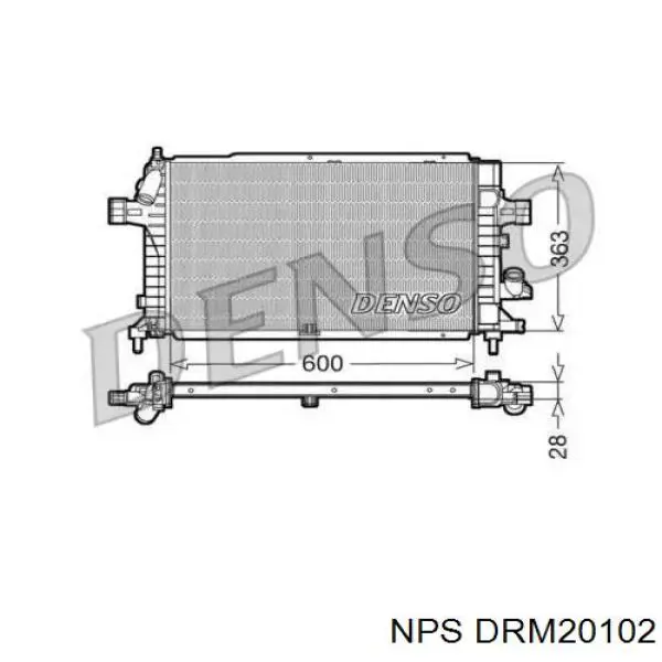 Radiador 550908A3 Polcar