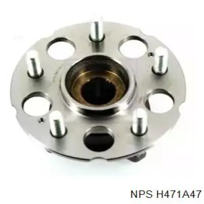 Cubo de rueda trasero MW51504 Masuma