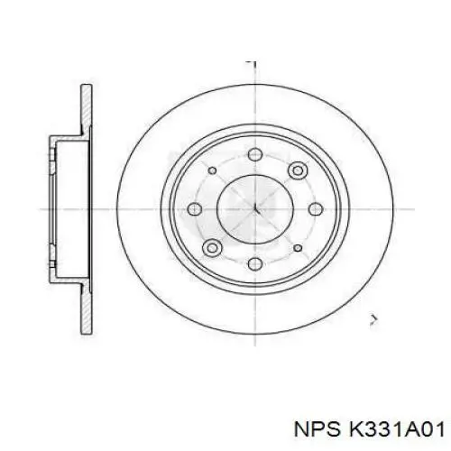 Disco de freno trasero Japan Parts DPK08C precio, desde 18,83 EUR