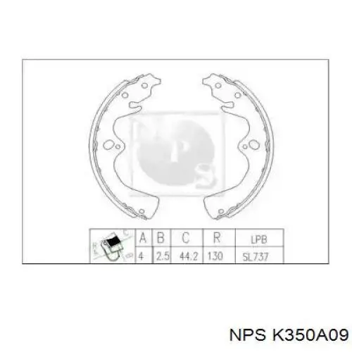 Comprar SA018 Hi-q Zapatas de freno