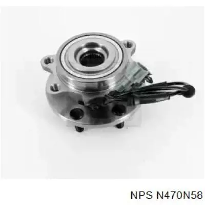 N4701055 Nipparts cubo de rueda delantero