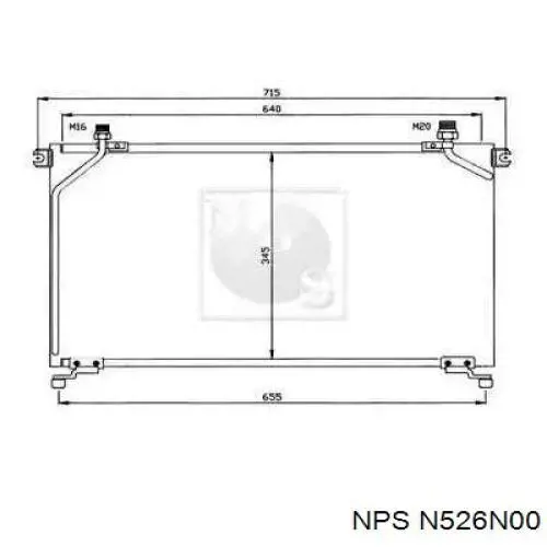 921107F000 Nissan condensador aire acondicionado