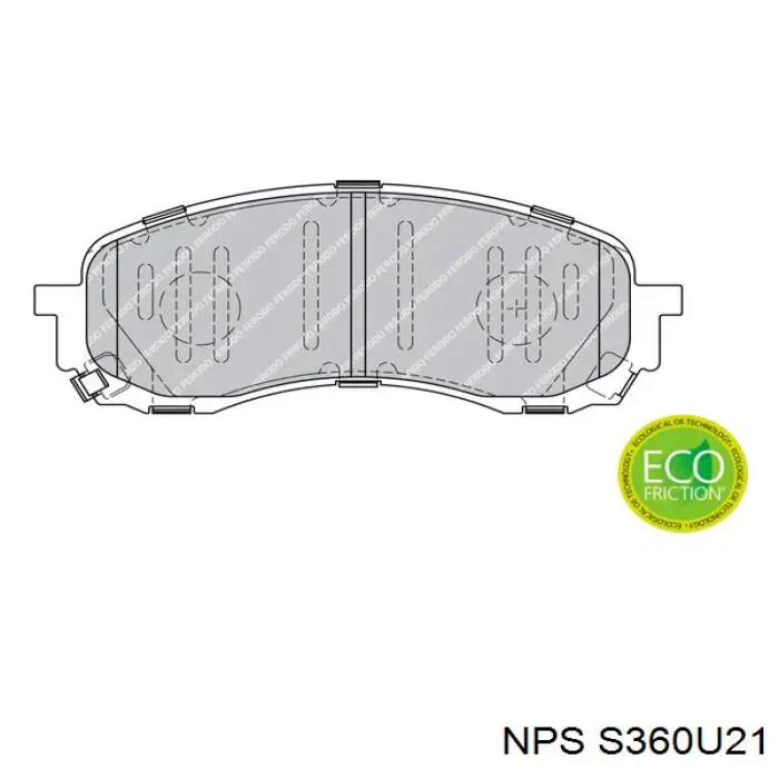 Pastillas de freno 161539 Power Stop