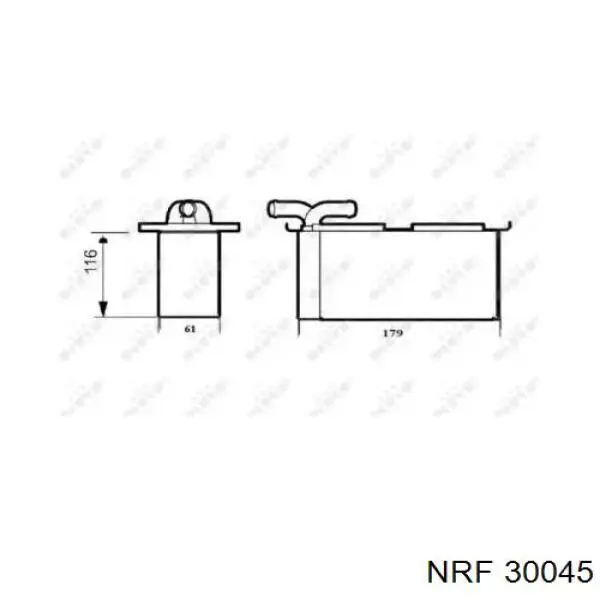 30045 NRF intercooler