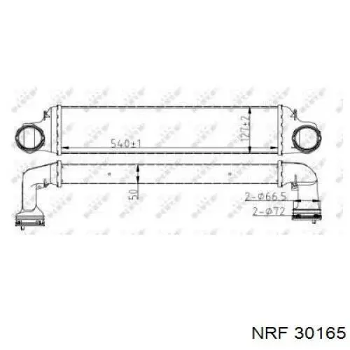 30165 NRF intercooler
