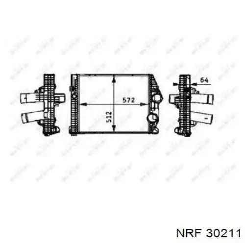30211 NRF intercooler
