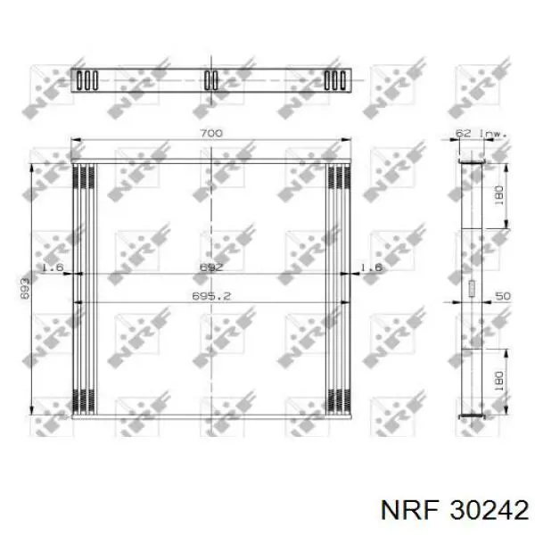 30242 NRF intercooler