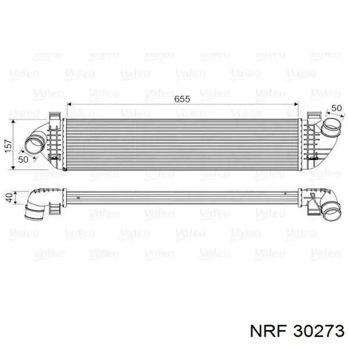 Intercooler 30680124 Volvo
