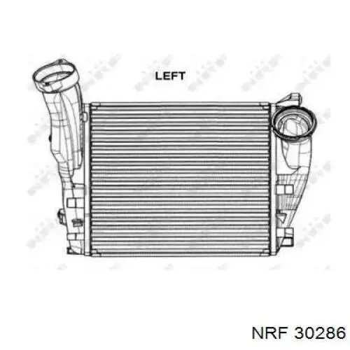 30286 NRF Radiador de intercooler
