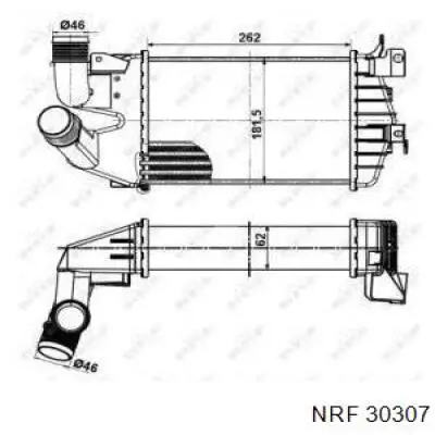 Comprar 30307 NRF Turbo intercooler