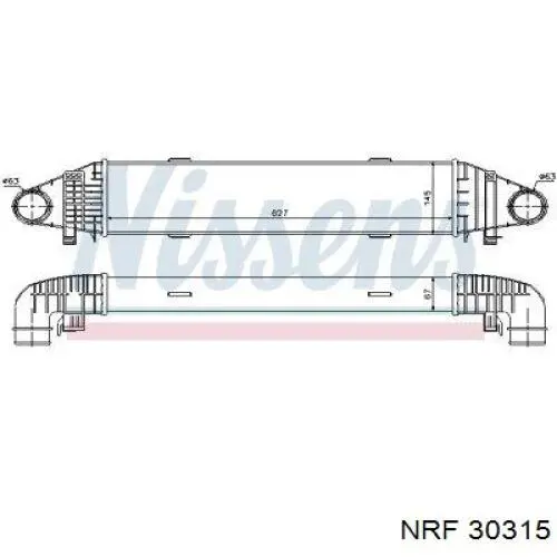 30315 NRF intercooler