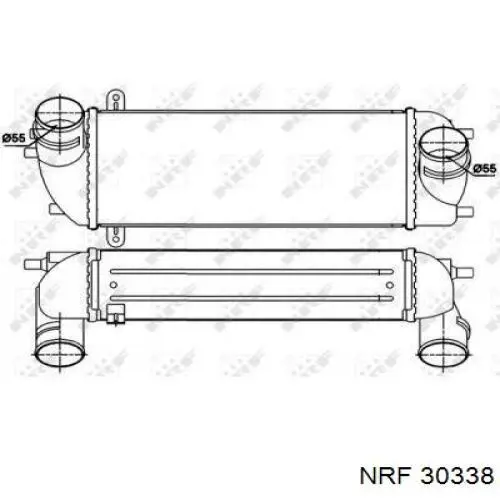 Intercooler 30338 NRF