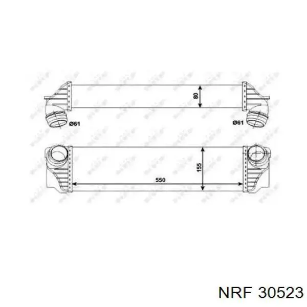 30523 NRF intercooler