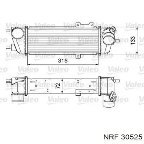 30525 NRF intercooler
