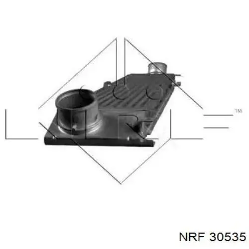 Intercooler 30535 NRF