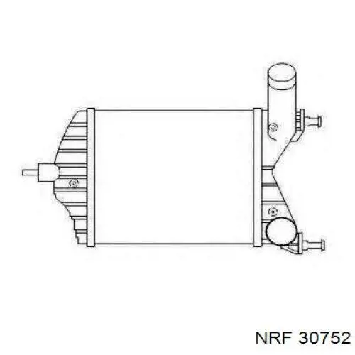 30752 NRF Radiador de intercooler