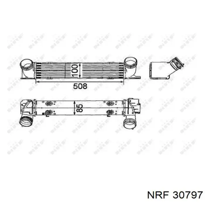 30797 NRF intercooler