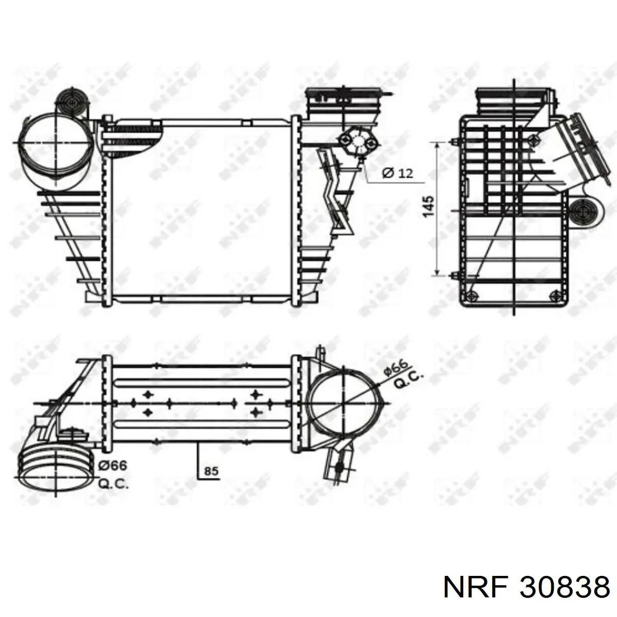 30838 NRF intercooler