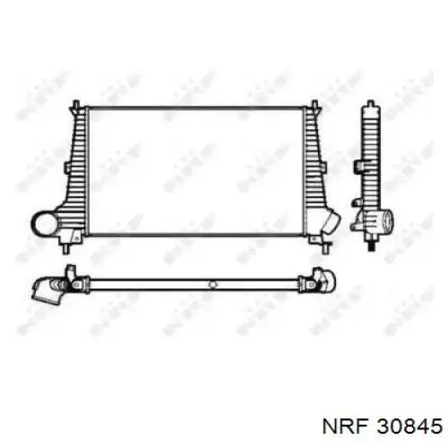 30845 NRF intercooler