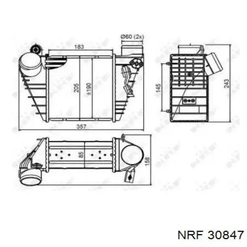 30847 NRF intercooler
