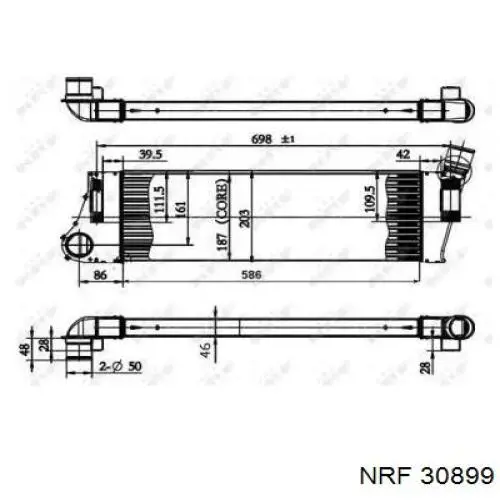 30899 NRF intercooler