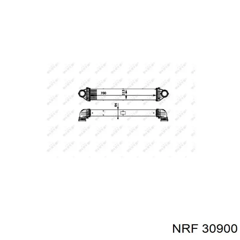 Radiador de aire de admisión NRF 30900 precio, desde 57,08 EUR