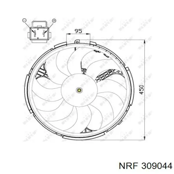 309044 NRF intercooler