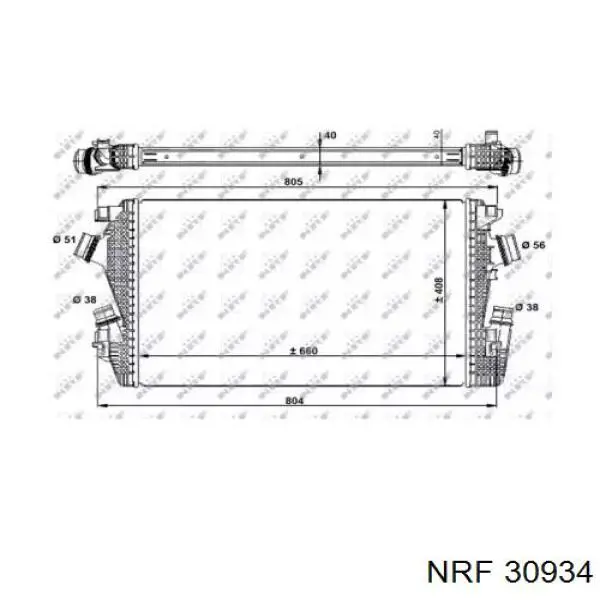 30934 NRF intercooler