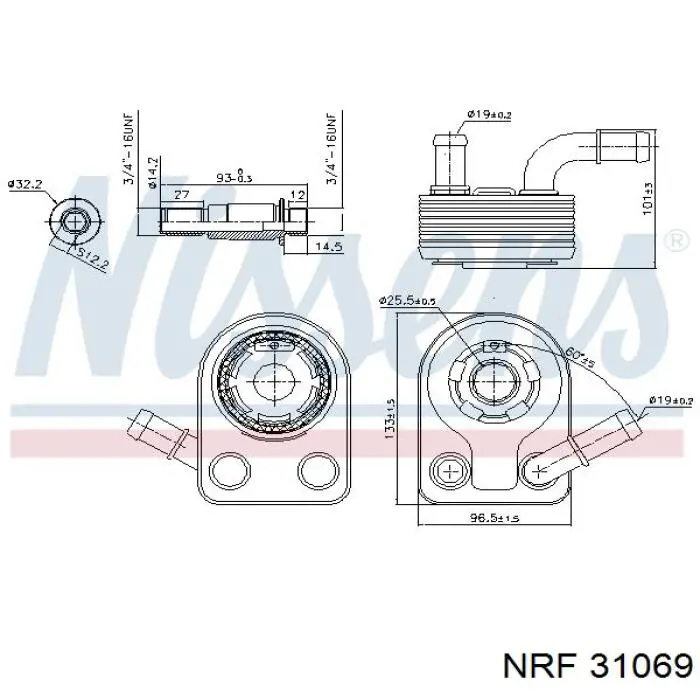 Comprar 07054005 Frig AIR Radiador de aceite