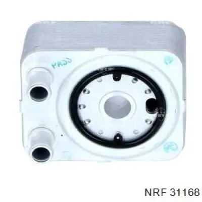 31168 NRF Radiador de aceite debajo del filtro