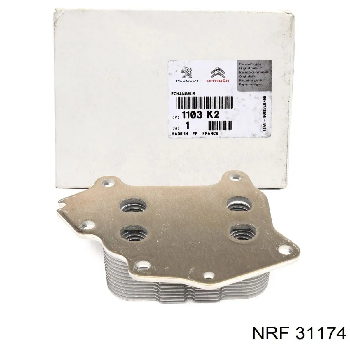 Radiador de aceite debajo del filtro NRF 31174 precio, desde 37,40 EUR