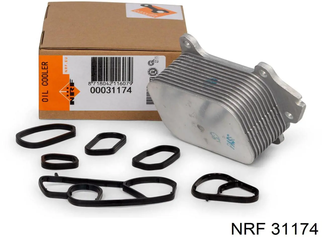 31174 NRF radiador de aceite, bajo de filtro